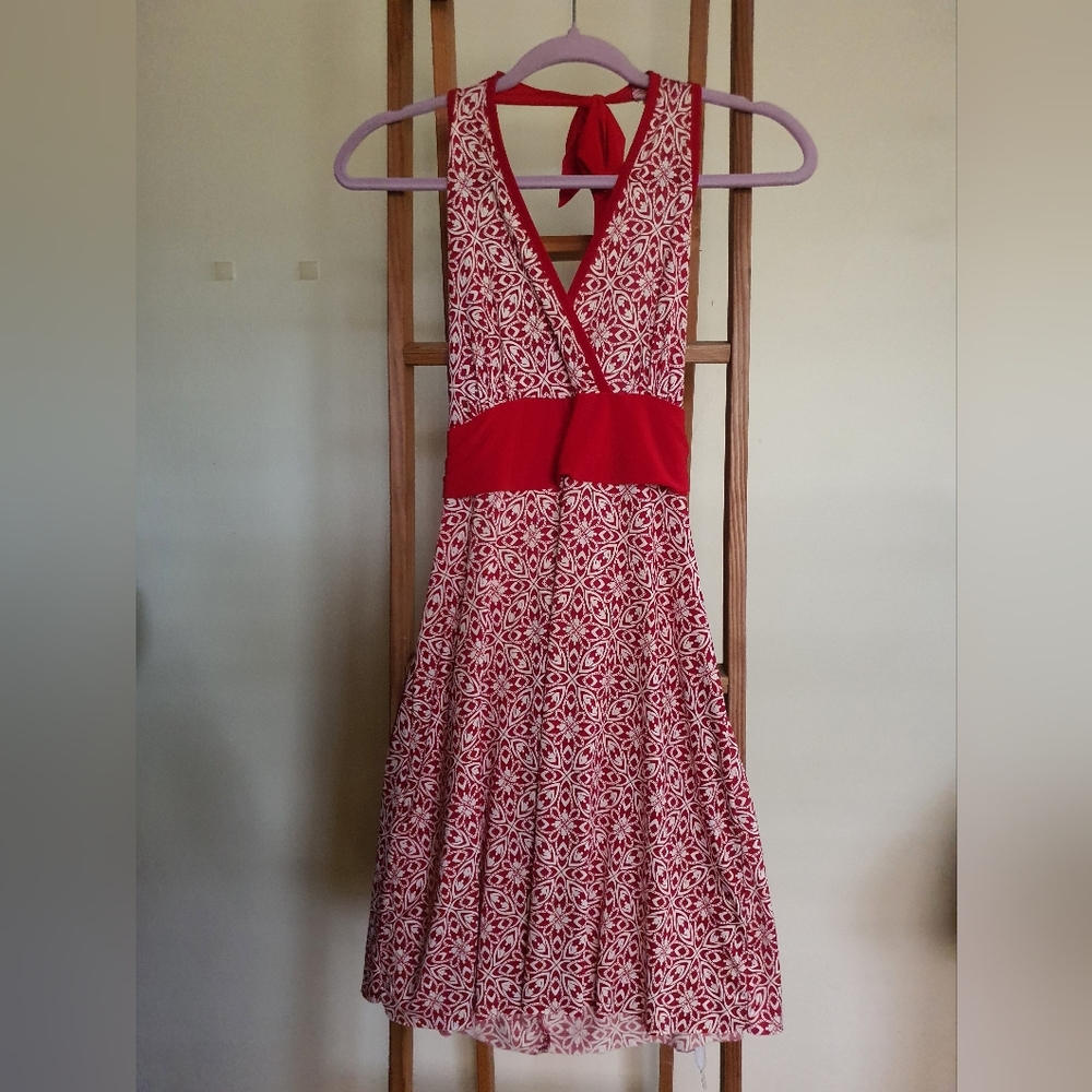 Vintage Wet Seal retro halter sun dress